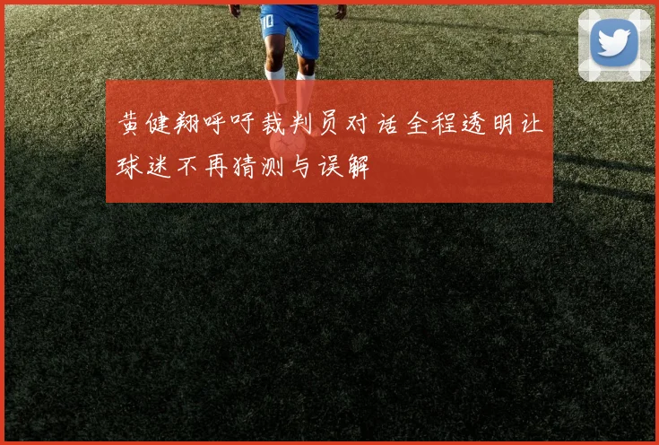 黄健翔呼吁裁判员对话全程透明让球迷不再猜测与误解